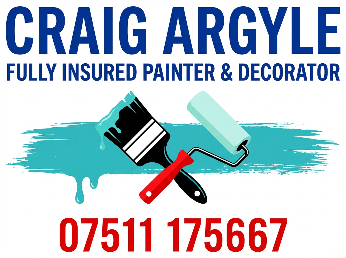 Craig Argyle Decorating — Fully Insured Painter & Decorator, Leicester